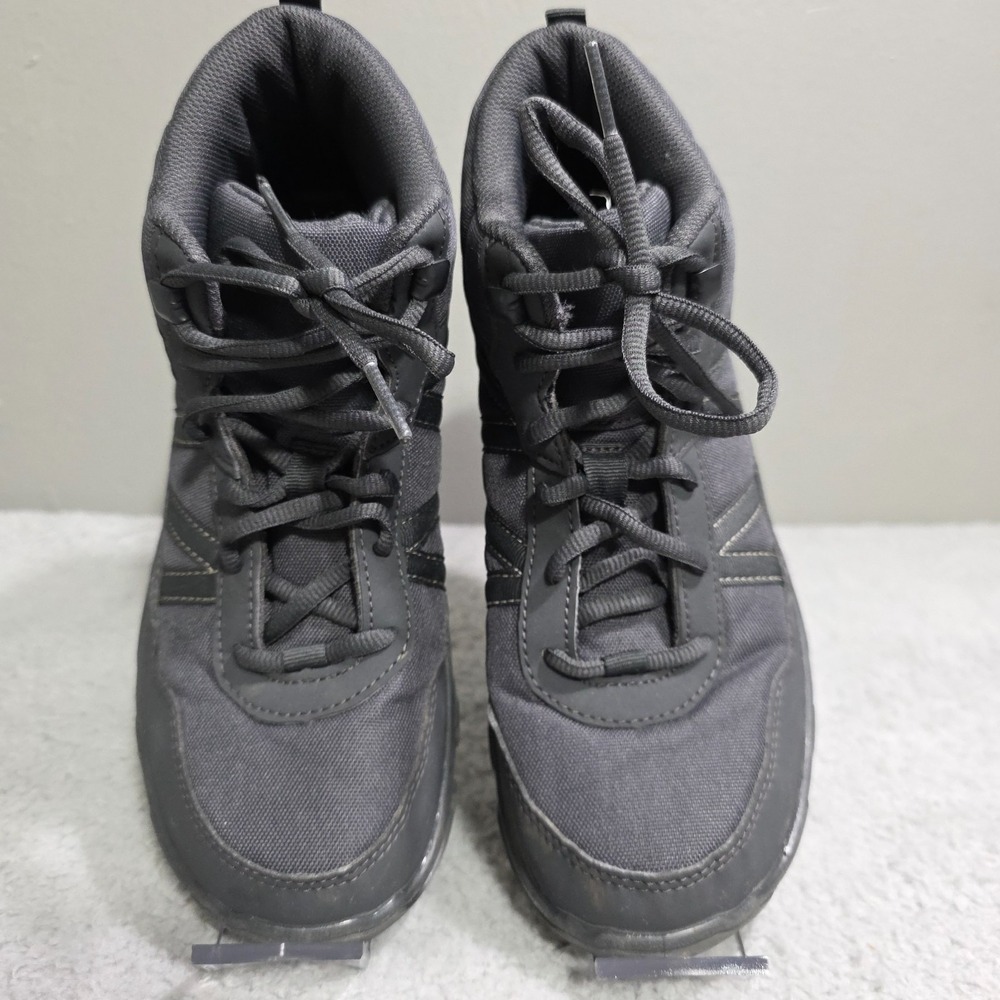 Quechua Boots Womens 7 Gray Decathlon Hiking Outdoor Lace Up Waterproof‎ NH100